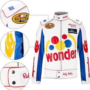 Rick Bobby Wonder Bread Leather Jacket